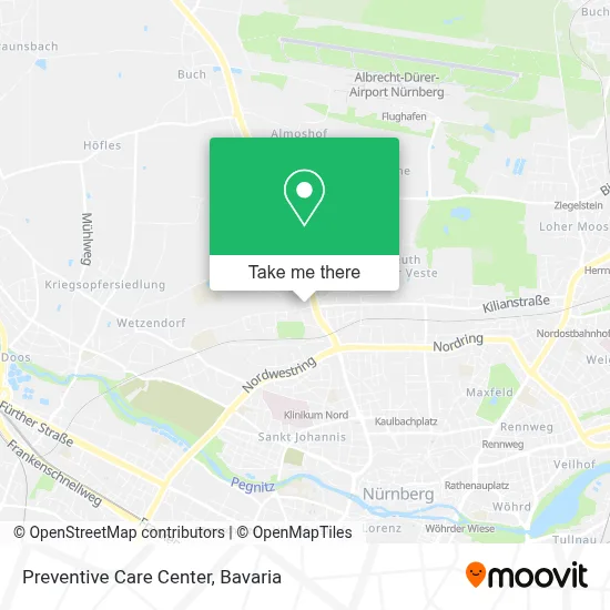 Preventive Care Center map