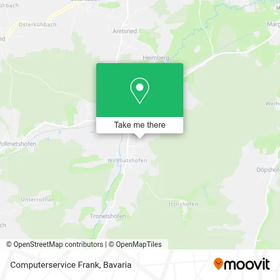 Computerservice Frank map