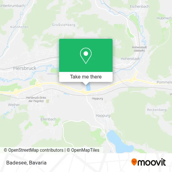 Badesee map