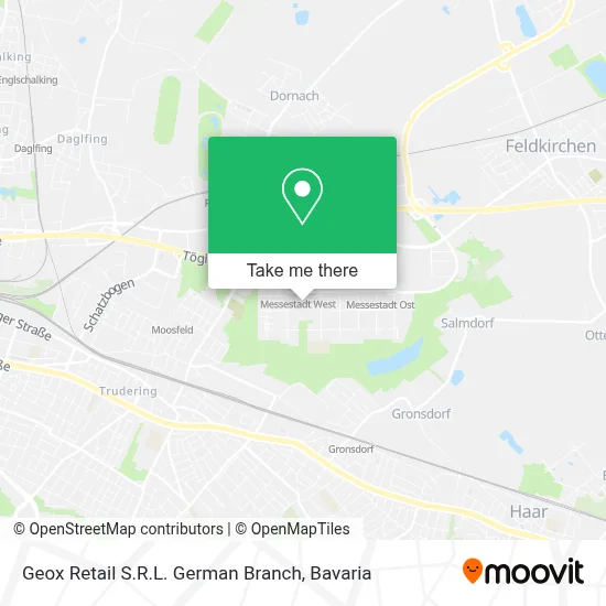 Geox Retail S.R.L. German Branch map