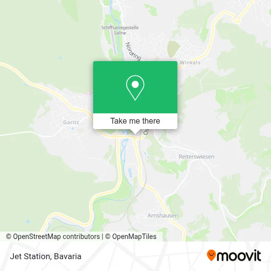 Jet Station map
