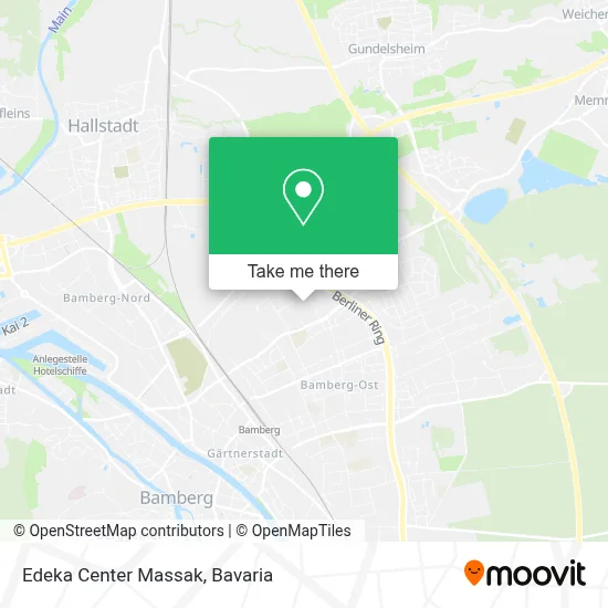 Edeka Center Massak map
