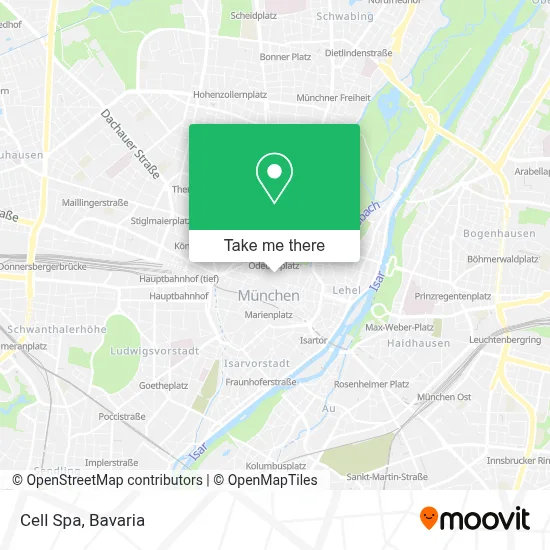 Cell Spa map