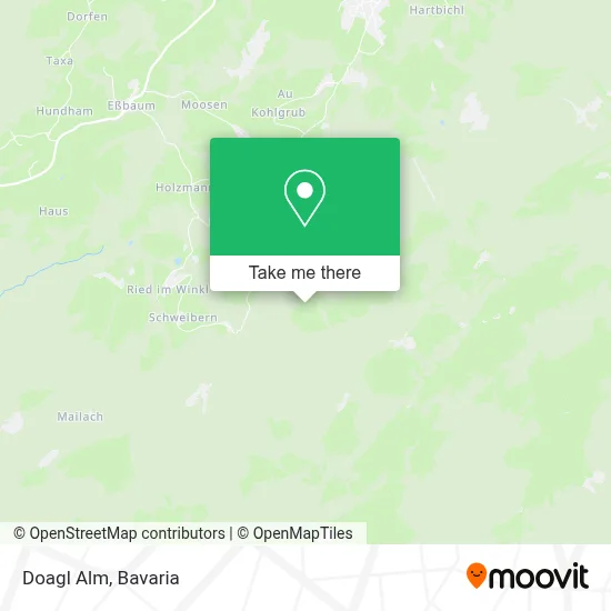 Doagl Alm map