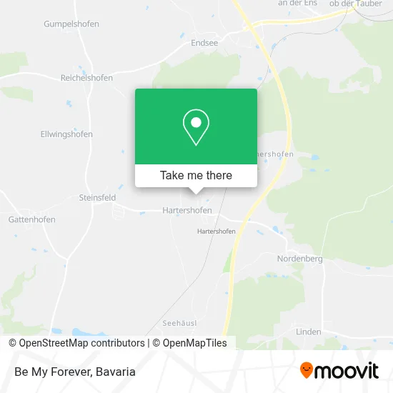 Be My Forever map