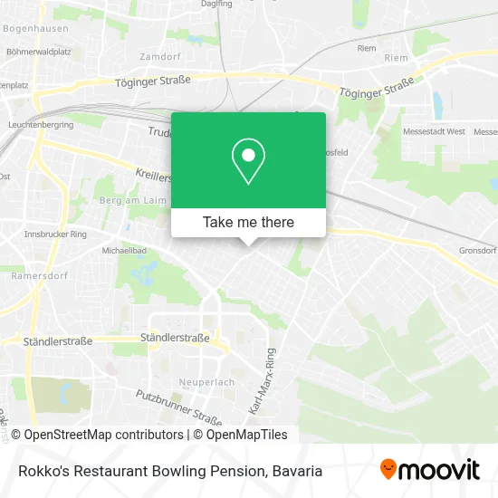 Rokko's Restaurant Bowling Pension map
