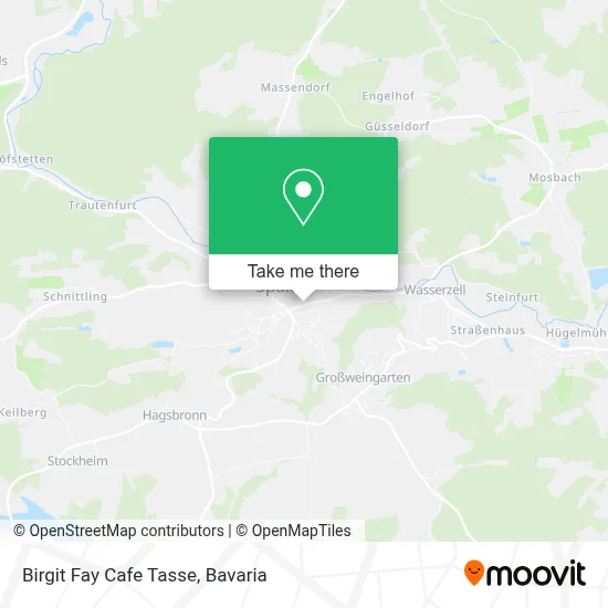Birgit Fay Cafe Tasse map
