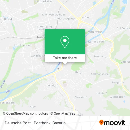 Deutsche Post | Postbank map