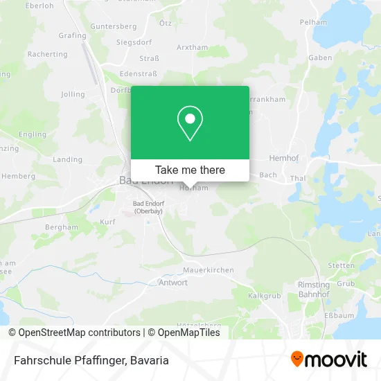 Fahrschule Pfaffinger map