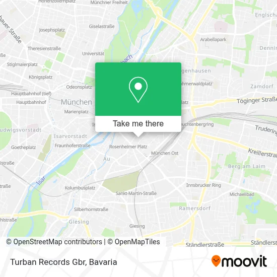 Turban Records Gbr map