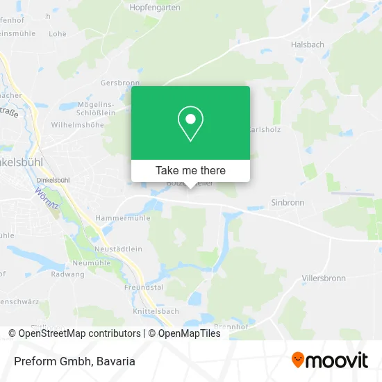 Preform Gmbh map