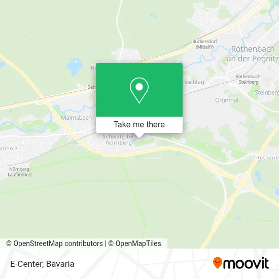 E-Center map