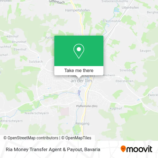 Ria Money Transfer Agent & Payout map