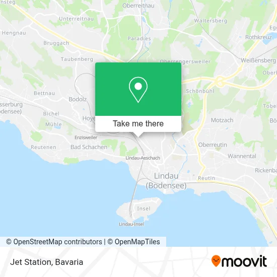 Jet Station map