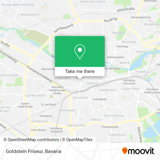 Goldstein Friseur map