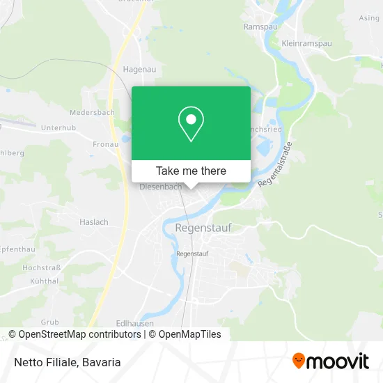 Netto Filiale map