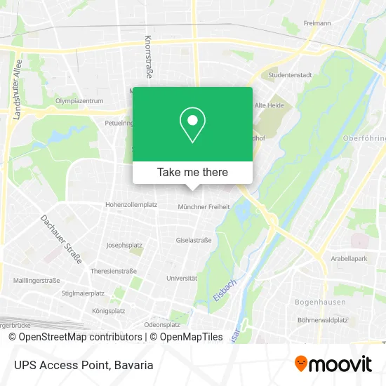 Ups Access Point map