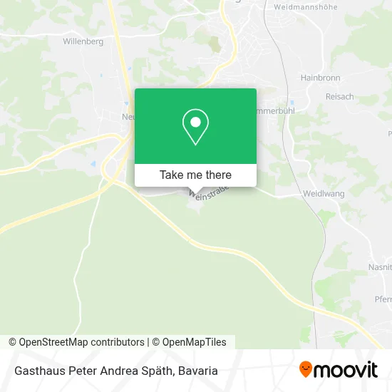 Gasthaus Peter Andrea Späth map
