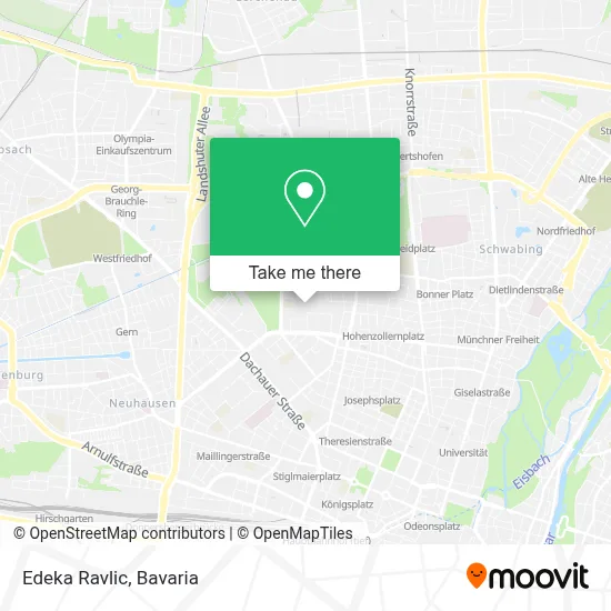 Edeka Ravlic map