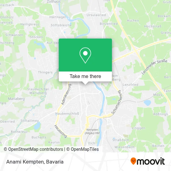 Anami Kempten map