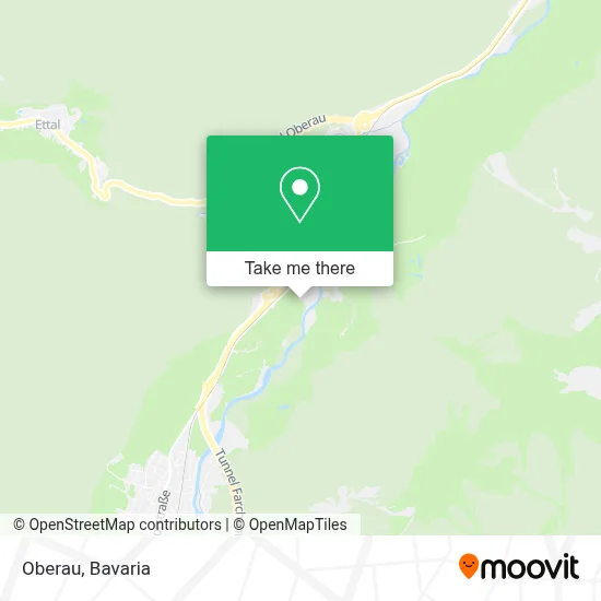 Oberau map