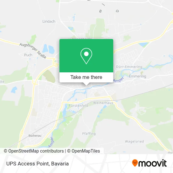 Ups Access Point map