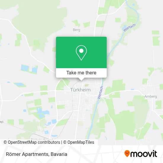 Römer Apartments map