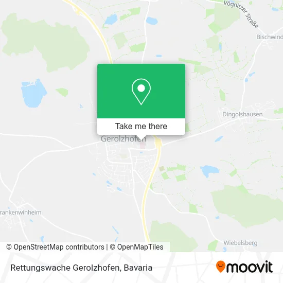 Rettungswache Gerolzhofen map