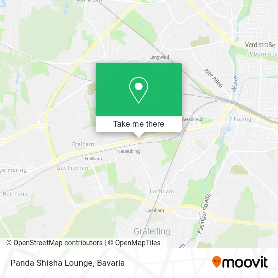 Panda Shisha Lounge map