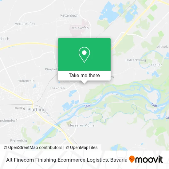 Alt Finecom Finishing-Ecommerce-Logistics map