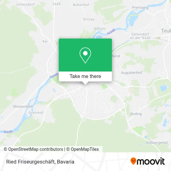 Ried Friseurgeschäft map