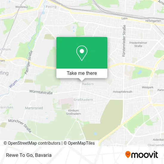 Rewe To Go map