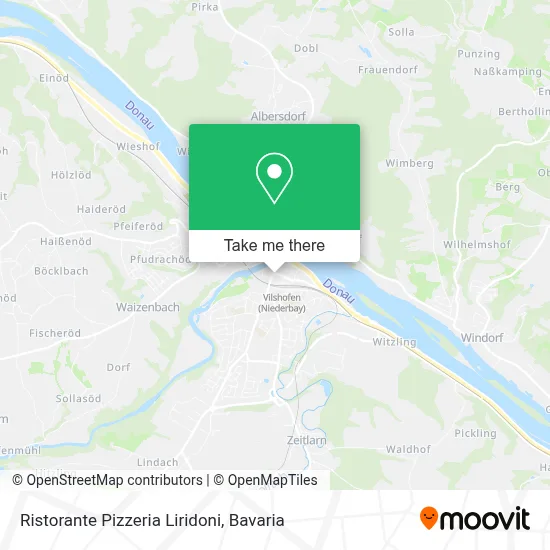 Ristorante Pizzeria Liridoni map
