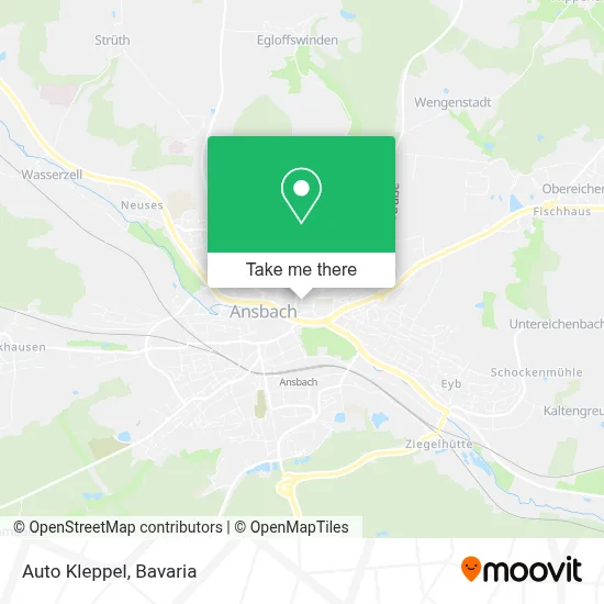 Auto Kleppel map