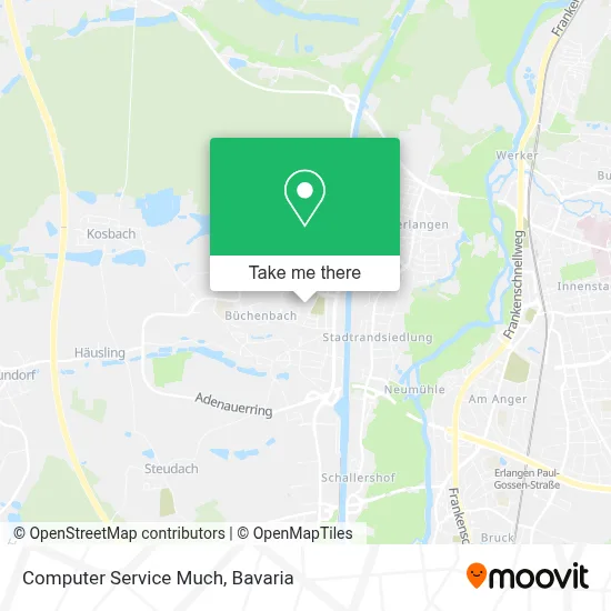 Computer Service Much map