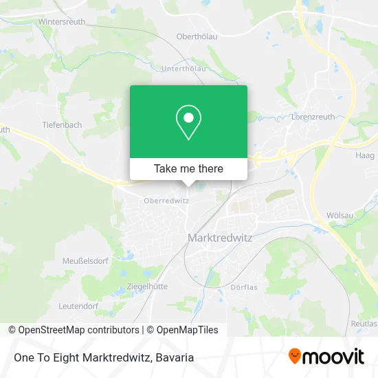 One To Eight Marktredwitz map