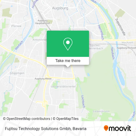 Fujitsu Technology Solutions Gmbh map