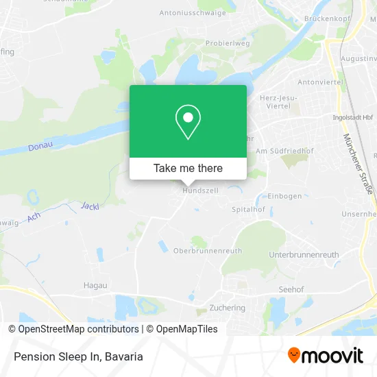 Pension Sleep In map