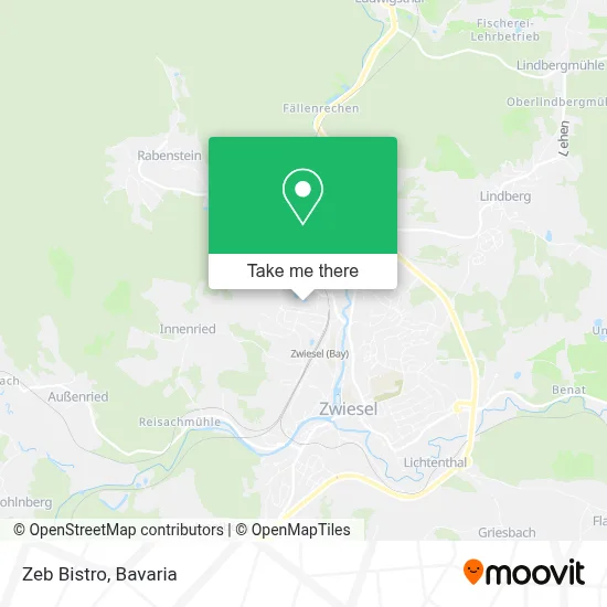 Zeb Bistro map