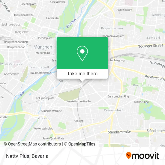Nettv Plus map