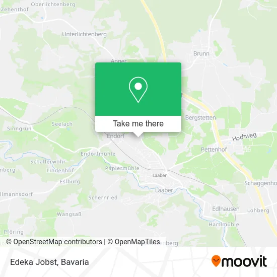 Edeka Jobst map