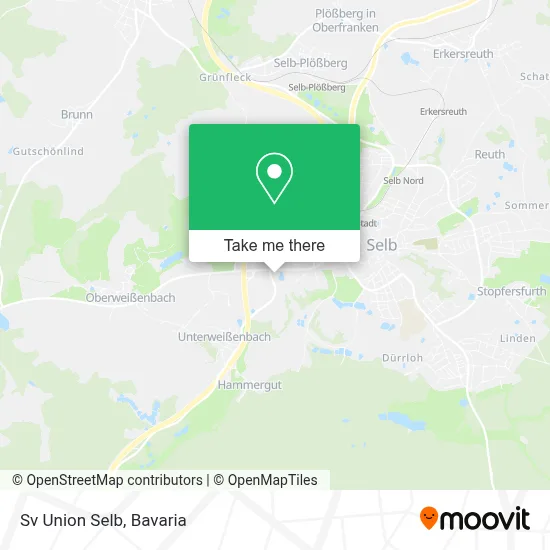 Sv Union Selb map
