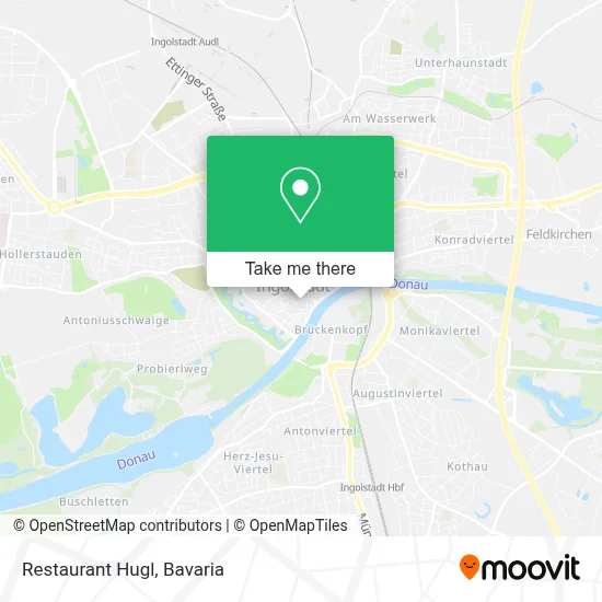 Restaurant Hugl map
