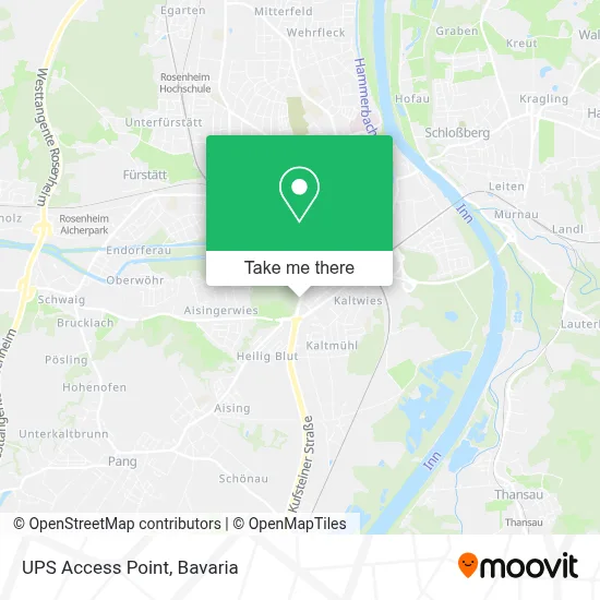 Ups Access Point map
