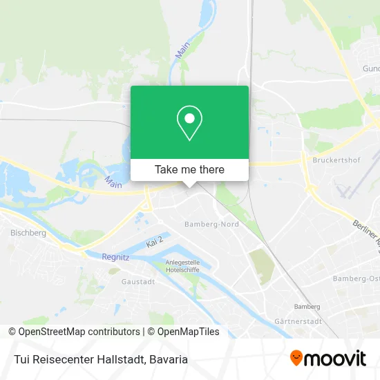 Tui Reisecenter Hallstadt map