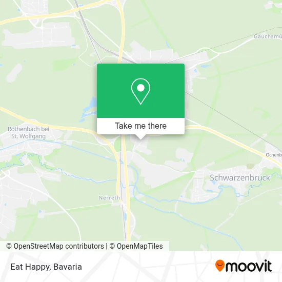 Eat Happy map