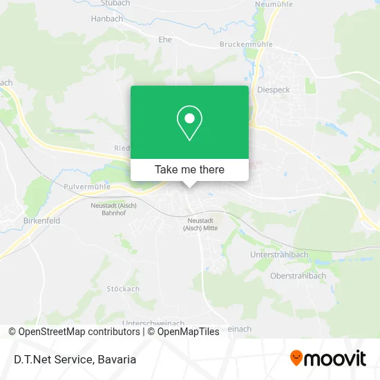 D.T.Net Service map