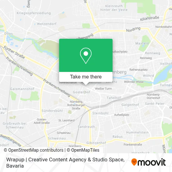 Wrapup | Creative Content Agency & Studio Space map