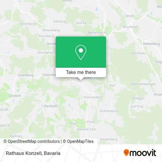 Rathaus Konzell map