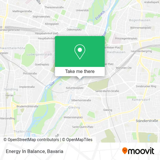 Energy In Balance map